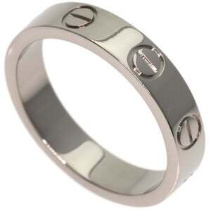 CARTIER 18k Silver Love Ring #48